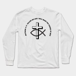 Matthew 4 Fishers of Men Long Sleeve T-Shirt